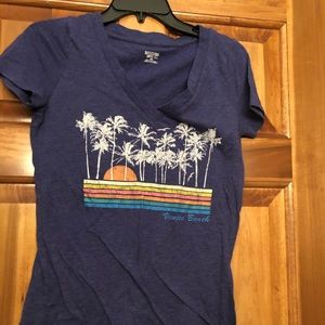 Cotton v neck t shirt